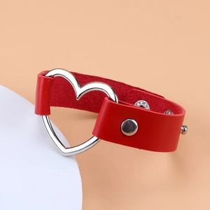 New Red Heart Shape Buckle Bracelet